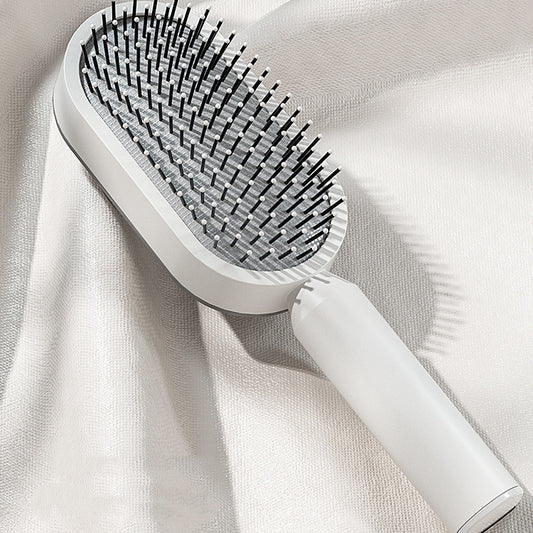PureDetangle self-cleaning detangling hair brush - AVALDEY view 2