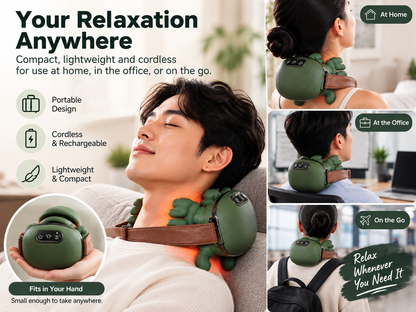 4D Kneading Neck & Shoulder Massager - How It Works 1