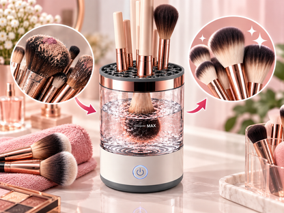 SpinPurre™ Automatic Fast-Dry Electric Makeup Brush Cleaner