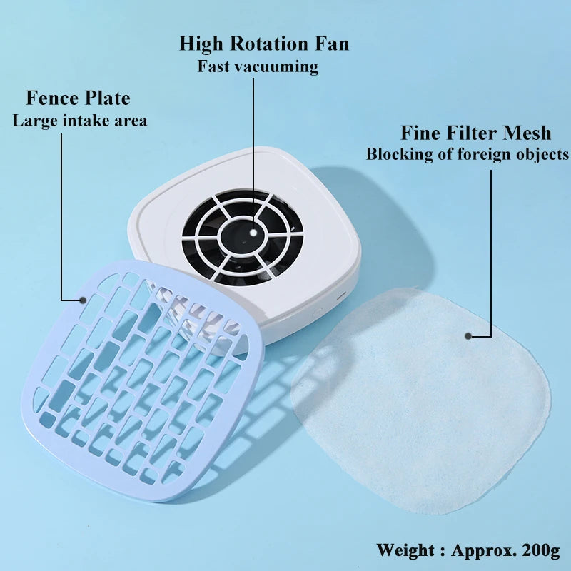 DustAway™ Mini Nail Dust Vacuum