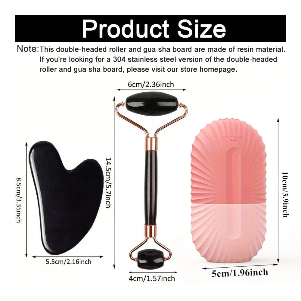 ChillGlow™ Ice Roller & Gua Sha Set