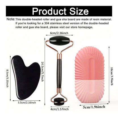ChillGlow™ Ice Roller & Gua Sha Set