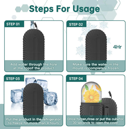 ChillGlow™ Ice Roller & Gua Sha Set
