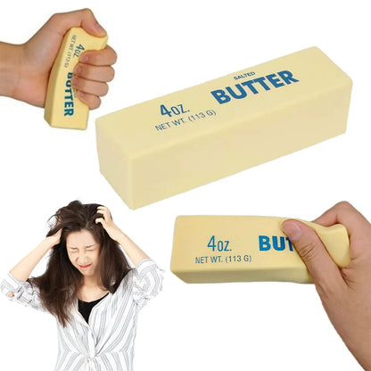 SquishMelt™ Slow-Rise Butter Squeeze Toy