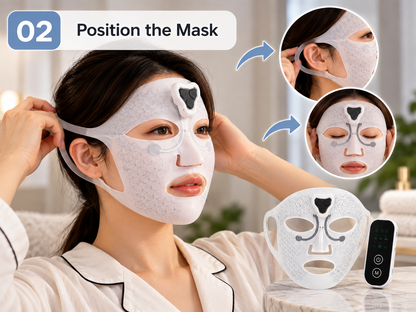 Electric Facial Massage Mask - How It Works 2